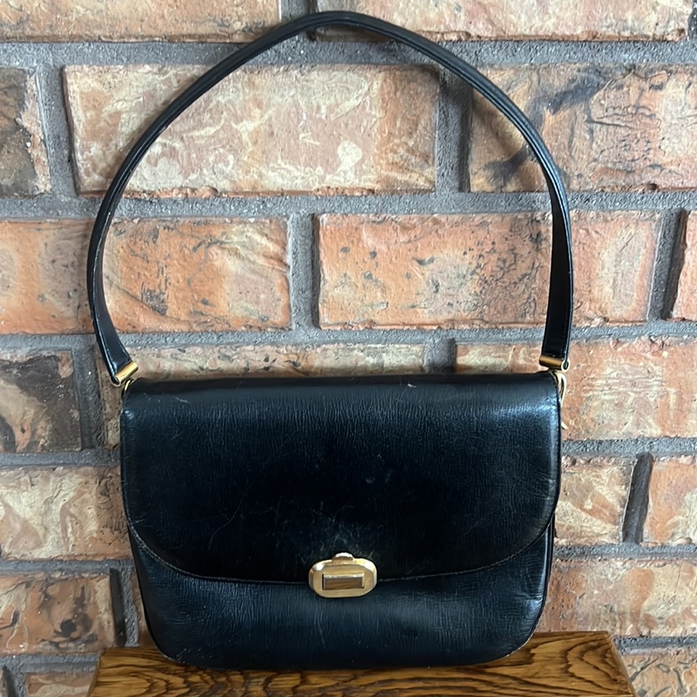 VINTAGE Leather Bag by Lopez for Harrods